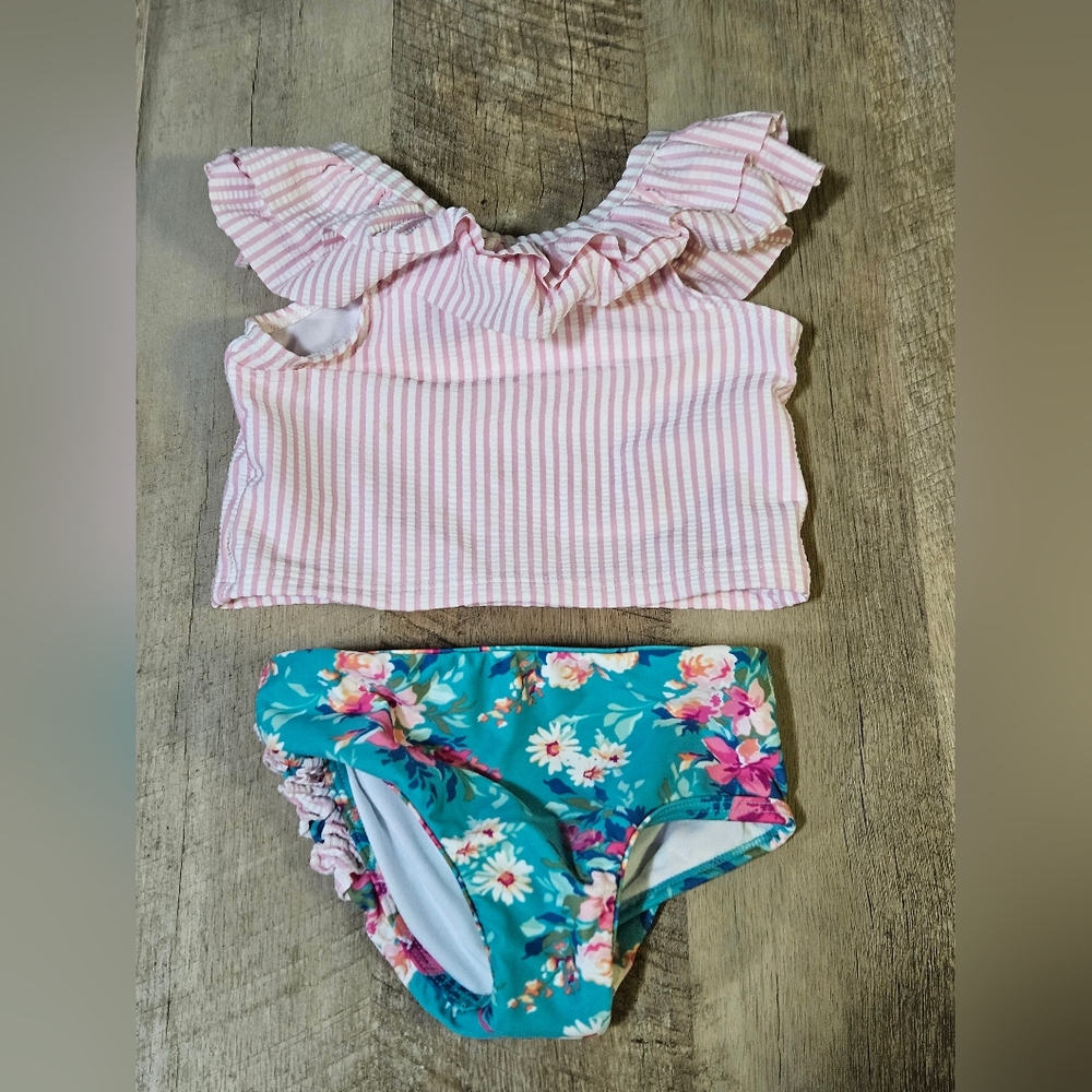 Ruffle Butts Two Piece Swim Suit 2T